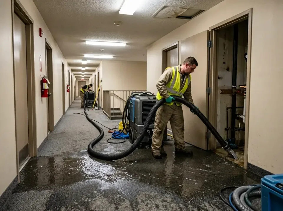multi-unit-apartment-hallway-f-005 — frequently asked questions, Emergency Burst Pipe Water Extraction & Removal in Erie, PA